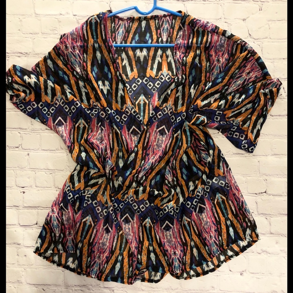 Swim Coverup - Multi Color - Picture 6 of 8